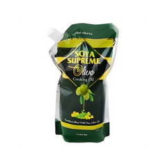 SOYA SUPREME OLIVE COOKING OIL 1LITRE POUCH STAND UP