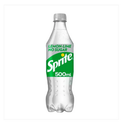 SPRITE 500ML BOTTLE SUGAR FREE