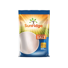 SUNRIDGE SALT 800GM IODIZED
