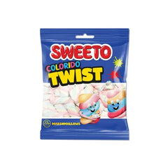SWEETO MARSHMALLOWS 60GM COLORIDO TWIST