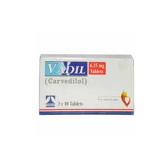 VADIL TAB 6.25MG