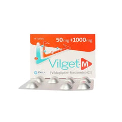 VILGET TAB 50 1000MG 28S