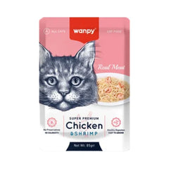 WANPY CAT FOOD 6PCS SHRIMP