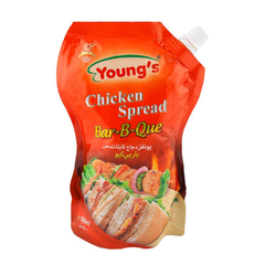 YOUNGS CHICKEN SPREAD 500ML BAR B QUE