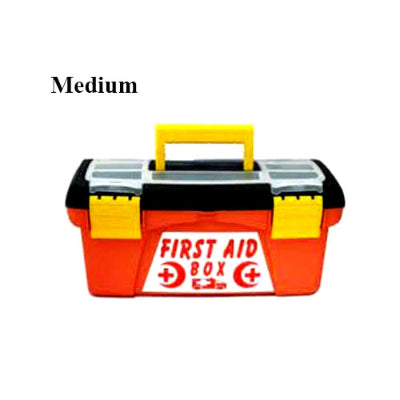 FIRSTAID BOX  PLASTIC MEDIUM