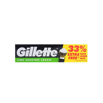 GILLETTE SHAVING CREAM 93.1GM LIME