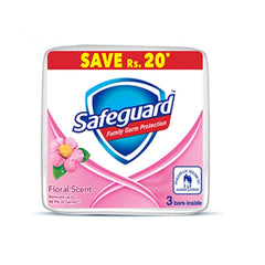 SAFEGUARD SOAP 103GM 3PCS FLORAL SENT