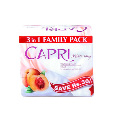 CAPRI SOAP 150GM 3PCS PEACH