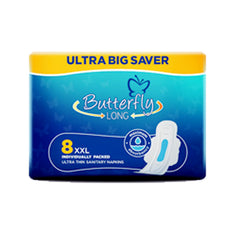 BUTTERFLY PADS LONG 8PCS XXL
