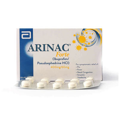 ARINAC TAB FORTE 400/60MG