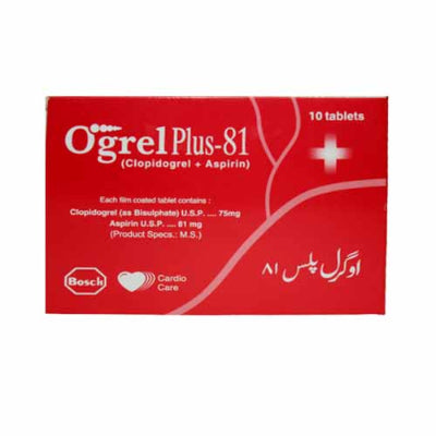 OGREL TAB PLUS 75/81MG