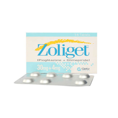 ZOLIGET TAB 30/4MG
