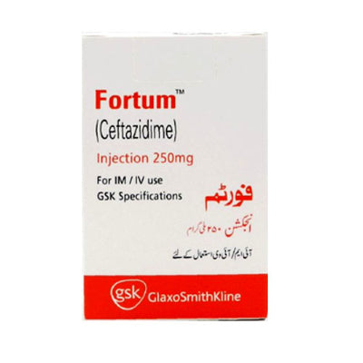 FORTUM INJ 250MG IV/IM