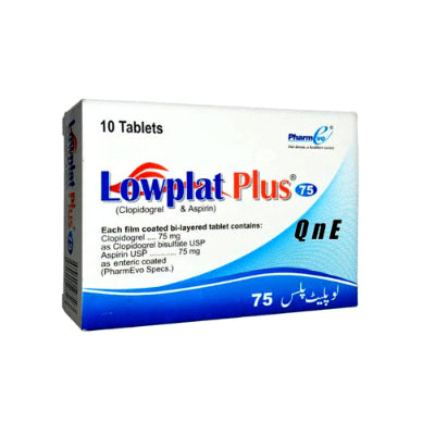 LOWPLAT TAB PLUS 75/75MG