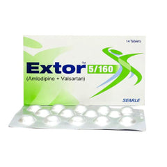EXTOR TAB 5/160MG