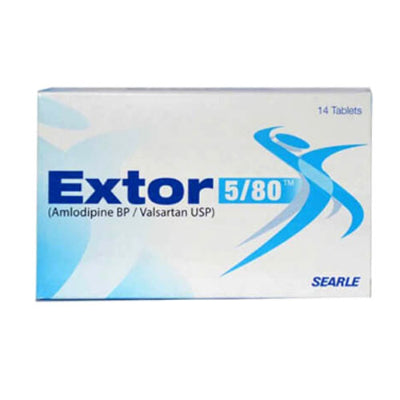 EXTOR TAB 5/80MG