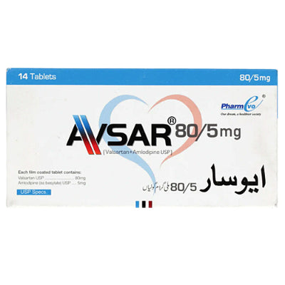 AVSAR TAB 80/5MG