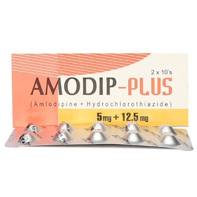 AMODIP TAB PLUS 5/12.5MG