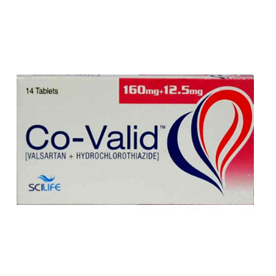 COVALID TAB 160/12.5MG
