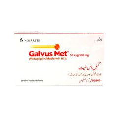 GALVUS TAB MET 50/500MG ***