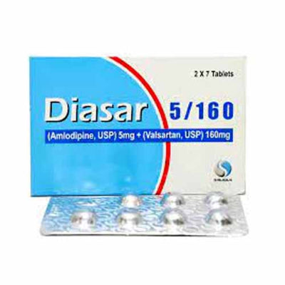 DIASAR TAB 5/160MG