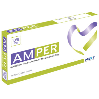 AMPER TAB 10/8 MG