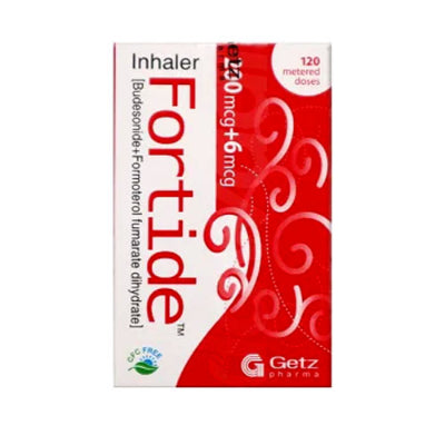 FORTIDE INHALER 200MCG+6MCG