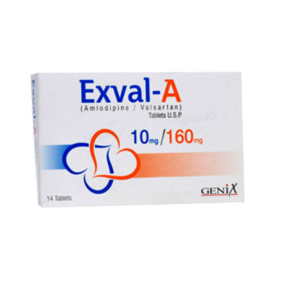 EXVAL TAB A 10/160MG