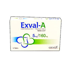 EXVAL TAB A 5/160MG