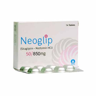 NEOGLIP TAB 50/850MG