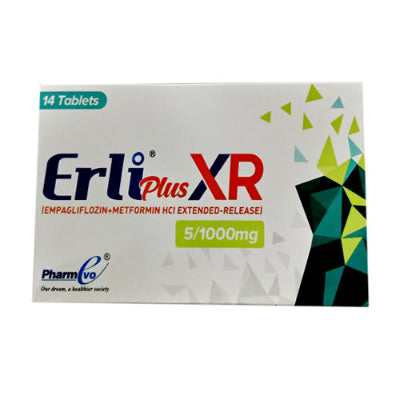 ERLI TAB PLUS XR 5/1000MG