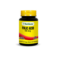 NUTRIFACTOR FOLIC ACID TAB 400MCG 60S