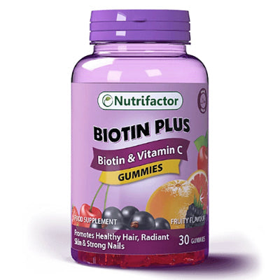NUTRIFACTOR BIOTIN PLUS GUMMIES 30GUMMIES
