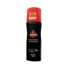 LONDON SHINE LIQUID SHOE POLISH 100ML BLACK
