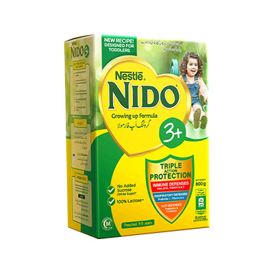 NIDO 3 PLUS MILK POWDER 800GM SOFT PACK