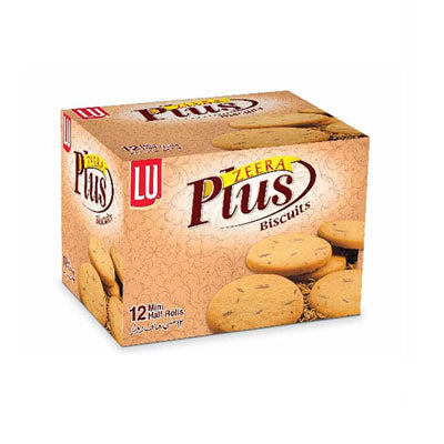 LU ZEERA PLUS BISCUITS BAR PACKS 12PCS