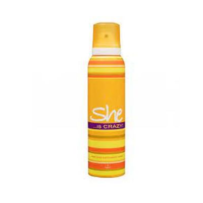 SHE BODY SPRAY 200ML CRAZY