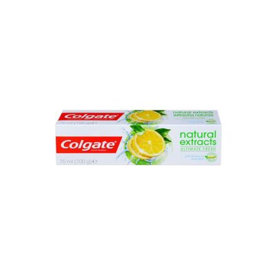 COLGATE TOOTH PASTE NATURAL EXTRACTS 75ML LEMON IMP