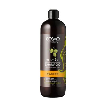 COSMO OLIVE OIL SHAMPOO 480ML NOURINSHING