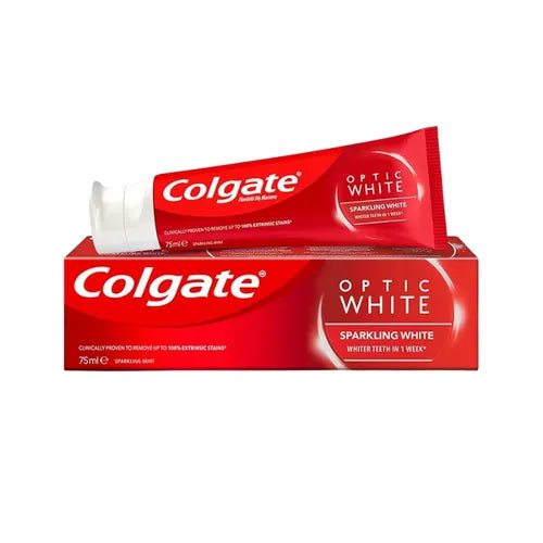 COLGATE OPTIC WHITE TOOTH PASTE 75ML SPARKING WHITE