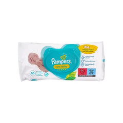 PAMPERS WIPES 50PCS LID NEW BABY
