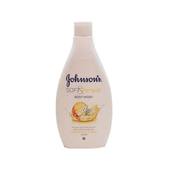 JOHNSONS BODY WASH 400ML SOFTPAMPER