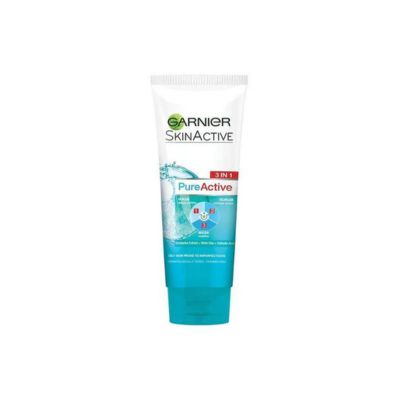 GARNIER FACE WASH 100ML PURE ACTIVE