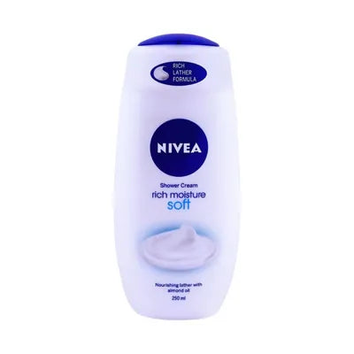 NIVEA SHOWER GEL 250ML RICH MOISTURE