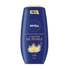NIVEA SHOWER GEL 250ML CREME&OIL PEARLS