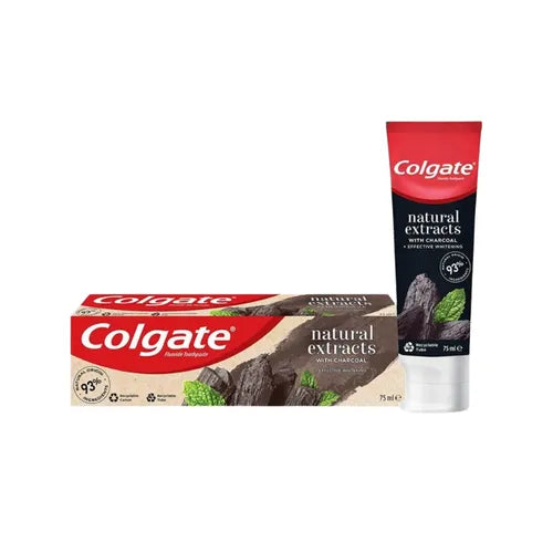 COLGATE TOOTH PASTE IMP NATURAL EXTRACTS 75ML CHARCOAL