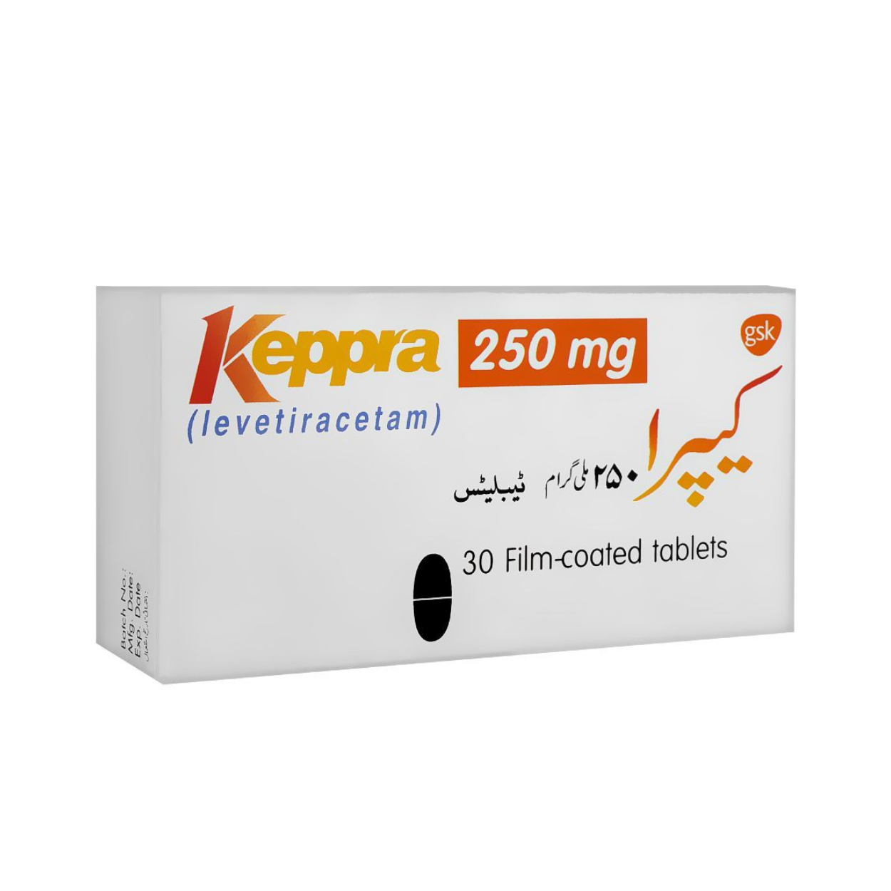 KEPPRA TAB 250MG ***