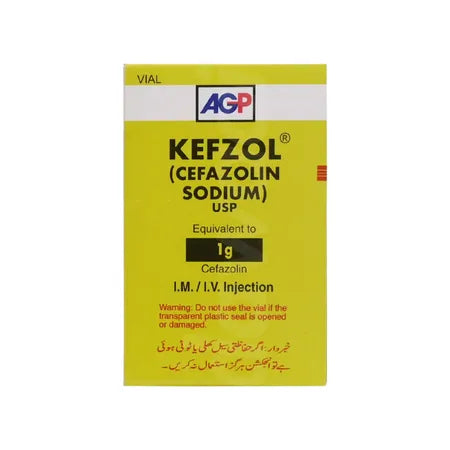 KEFZOL INJ 1GM