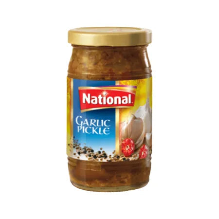 NATIONAL PICKLE 370GM GARLIC