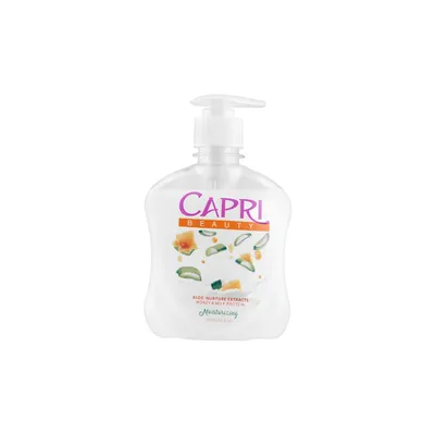 CAPRI HAND WASH 200ML WHITE ALOE NATURAL